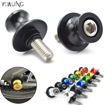 

Motorcycle Accessories CNC Aluminum Black Swingarm Spools slider stand screws For APRILIA RS 125 SHIVER 750 GT RS250 FALCO/SL