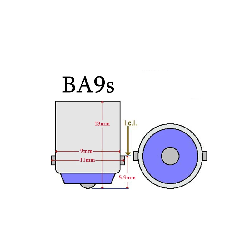 1 шт. BA9S 10 SMD 5630 Светодиодный Canbus лампы ошибок t4w h6w Автомобильный светодиодный интерьер лампы светильник, футболка с принтом "автомобиль" светильник источник света парковка дневные ходовые огни 12V белый 6000K