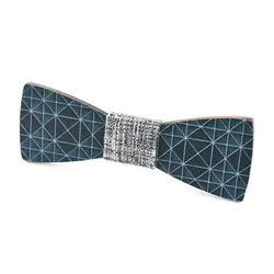 Модные оригинальные деревянные галстуки для мужчин деревянные галстук ручной работы бабочка Свадебная вечеринка галстуки-бабочки