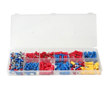 

271Pcs Assorted Insulated Electrical Wire Terminals Crimp Connector