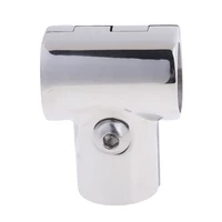 אינץ 25mm 316 סירה נירוסטה ימית המעקות 90 Tee תואר T / התאמת פיצול מחבר Rail עבור 1 אינץ Tube 25mm (4)