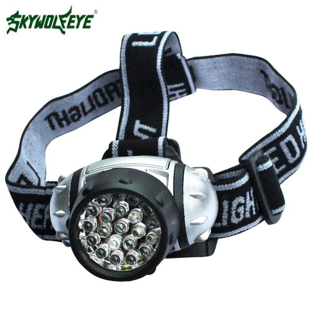 

SKYWOLFEYE 21 LED 4 Modes Waterproof Head Torch Flashlight Bike Lamp Headlamp Headlight APJ