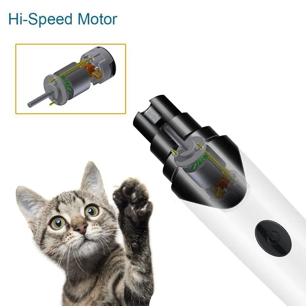 Перезаряжаемые машинки для ногтей собак и кошек с USB зарядкой|pet nail clippers|dog grinderdog |