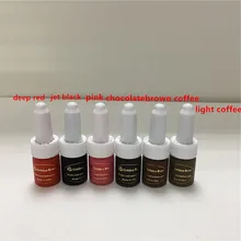 6 ps Золотая Роза перманентные чернила для макияжа пигмент татуировки 12 цветов на выбор