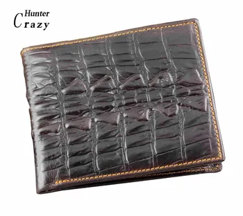 

Men Crocodile Alligator Embossed Slim Bifold Dollar Wallet Passcase Hipster