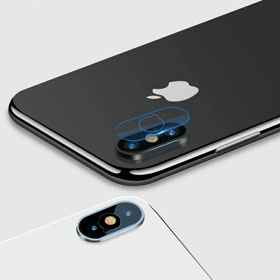 2PCS Clear Lens Tempered Glass For IPhone X Xs Mas XR 6 6s 7 8 Plus 10 Cover Back Camera Len Protector Film | Мобильные телефоны и