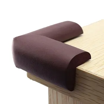 

8pcs Edge protection Corner protection Child safety Child safety cushion baby soft Brown