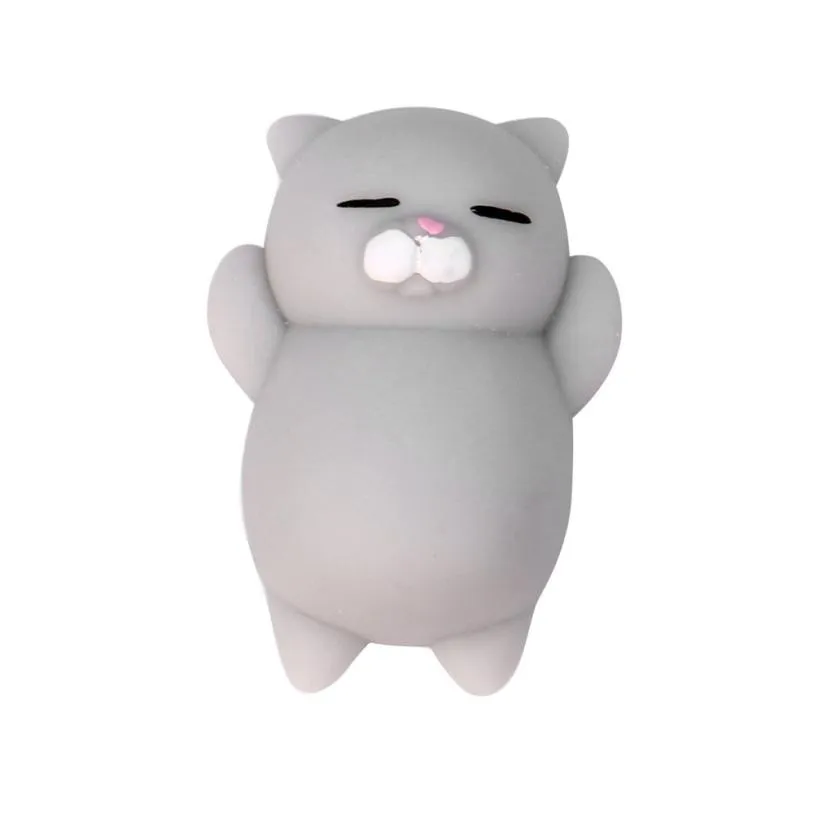 Милый Mochi Cat Squeeze Healing Fun Дети Kawaii Игрушка снятие стресса декор мини Сжимаемый