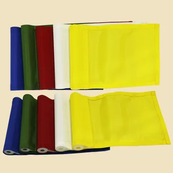 

2018 Outdoor sports matchGolf Flag Single Color Flag Green Flag Random