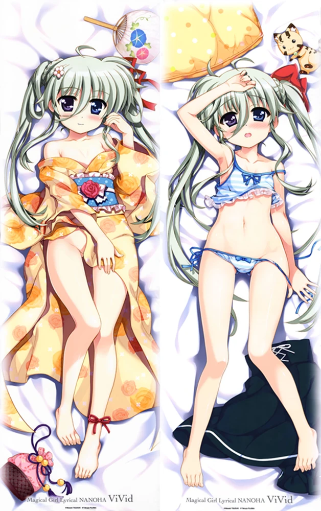 Mahou shoujo Лирический nanoha Аниме персонажи наволочка для подушки fate testarossa Волшебная