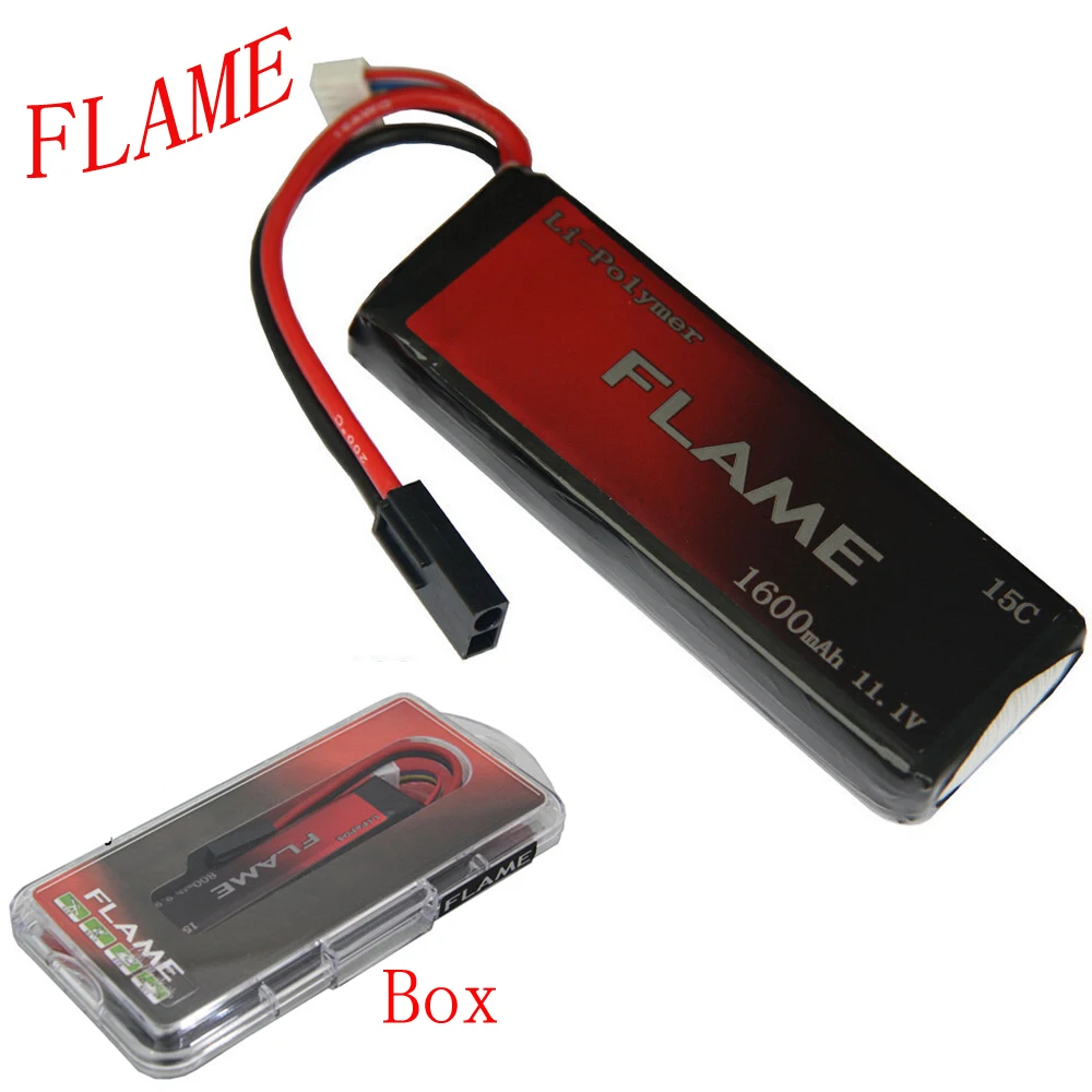 

wholesale 1pcs 100% Orginal Flame 11.1v 1600mAh 15C Stick Type Battery M3R16 Drop shipping