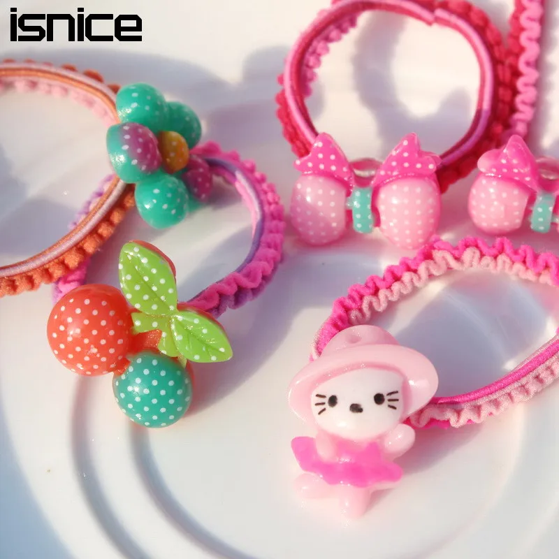 15 шт. isnice Новый прекрасный мультфильм фрукты Красочные Детские держатели для