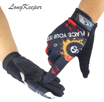 

LongKeeper Men's Gloves Full Finger Touch Screen Outdoor Sports Autumn Winter Mittens Anti-slip Climbing Cycling Guantes Mujer