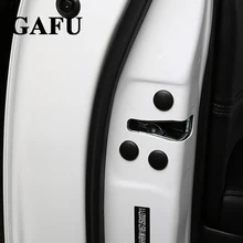 Pour Mazda cx-5 cx5 2018 2017 voiture serrure de porte vérifier vis protéger couverture garniture autocollants étanche voiture style 12 pièces/ensemble(China)