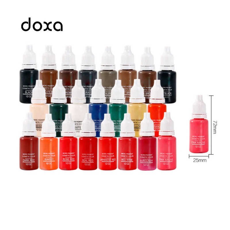 

Embroidery, coloring, eyebrow, bleaching, lip coloring, eyeliner, lip line, tattoo, a set of 23 colors.