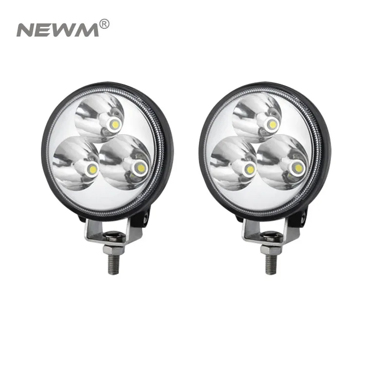 

Auto parts 9W 3inch led working lights super bright round led work lamp 10-30v led driving light for jeep truck offroad vehicles