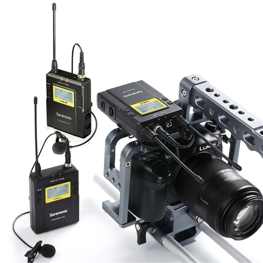 Беспроводной микрофон Saramonic UWMIC9 петличная микрофонная система для видеовещания