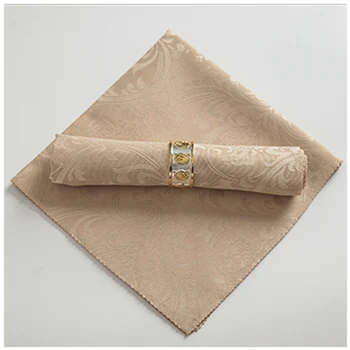 

10pcs/lot cloth flower napkin fabric polyester kitchen napkins dish towels for kitchen dinner napkins mariage