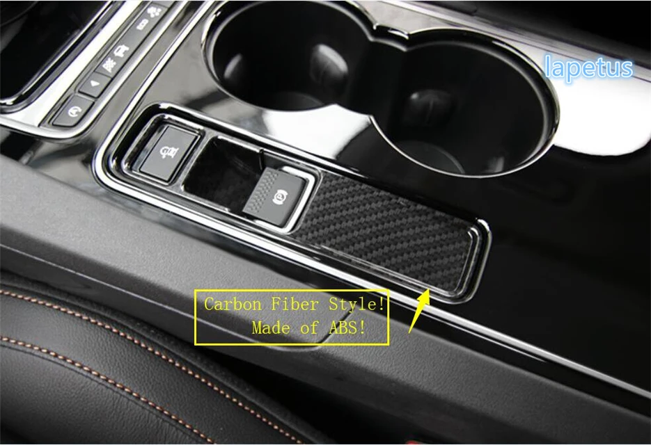 

Lapetus Stalls / Electric Hand Brake Handbrake Parking Button Decoration Frame Cover Trim For Jaguar XE 2016 2017 2018 2019 ABS