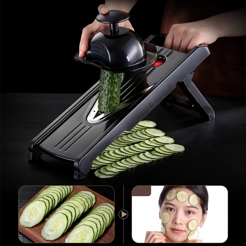 Овощерезка мандолина Slicer 5 лезвий терка для приготовления Жульена овощечистка