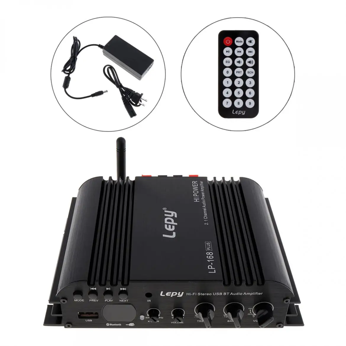 Автомобильный Hi Fi стерео усилитель звука с USB Bluetooth поддержкой EDR 2 1 канала