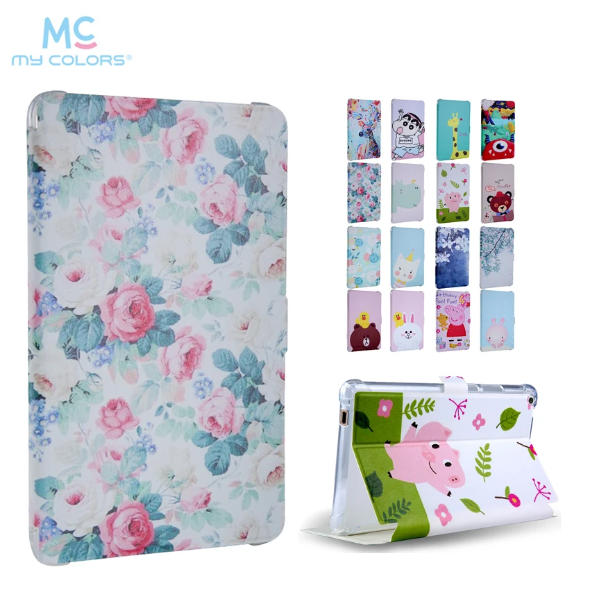 

For Huawei T3 8.0 KOB-L09 KOB-W09 PU Leather Case Cover Slim 8'' Full Body Protection Stand for Huawei Mediapad T3 8 Tablet Skin