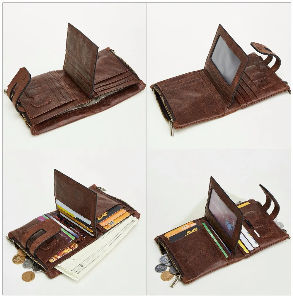 Cowhide men wallets (8)