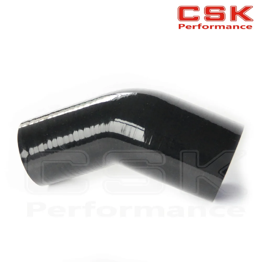 45 градусов гоночный силиконовый шланг редуктор налокотник интеркулер турбо 64 мм