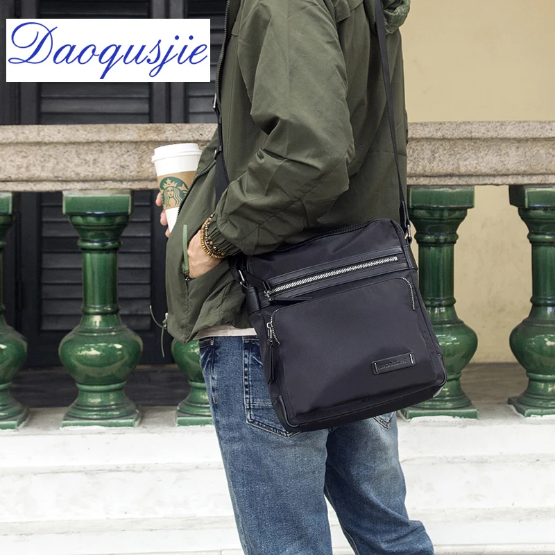 

DAOQUSJIE men's casual shoulder bags waterproof luxury crossbody bag over the shoulder top quality summer small messenger bags