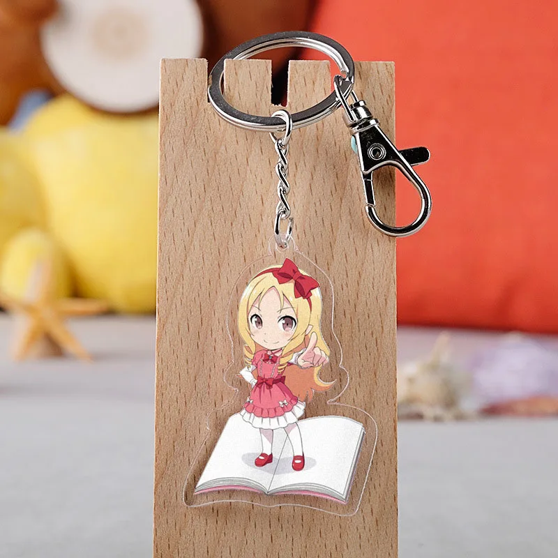 

Anime Ero Manga Sensei Keychain Cartoon Figure Model Acrylic Key Ring
