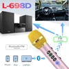 Lewinner L-698DSP profesional 20W Bluetooth karaoke micrófono portátil inalámbrico mini casa KTV para cantar y música. ► Foto 3/6