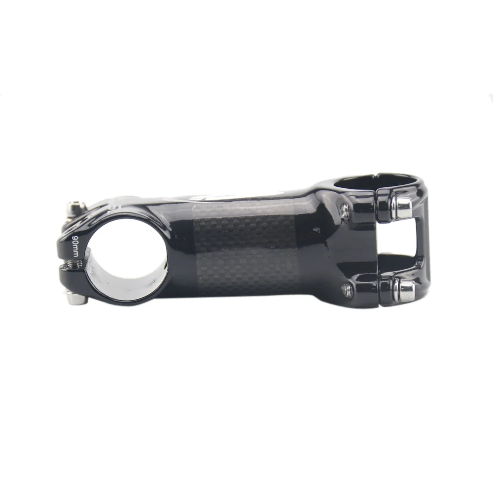 RXL SL Bicycle Stem Bike 28.6mm Carbon Fiber Cover Aluminum Alloy 31.8mm White Logo 60-120mm Road Bike MTB Stem (5)