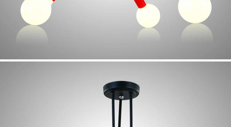 Luz de Teto Nórdico Moderno Simples Personalizado Criativo Lâmpadas Nordic Restaurante Quarto Sala Estar Metal Material Ferro 10 China living room Suppliers