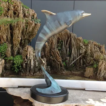 

statue Home Furnishing jewelry crafts ornaments dolphin business gifts housewarming birthday gift feng shui ornaments