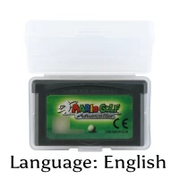 

32 Bit Video Game Cartridge Super Mariod Golf Console Card EU Version English Language Support Drop Shipping
