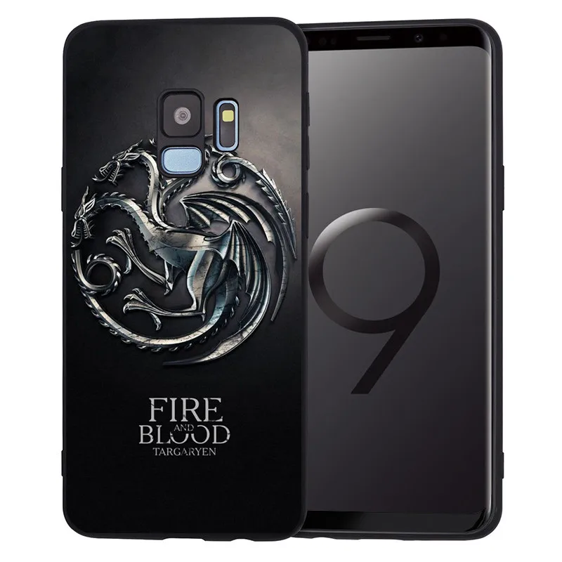 Игра Престолов Дейенерис Дракон Джон для samsung Galaxy S6 S7 Edge S8 S9 S10 Plus Lite Note 8 9 чехол для телефона Coque Etui Funda