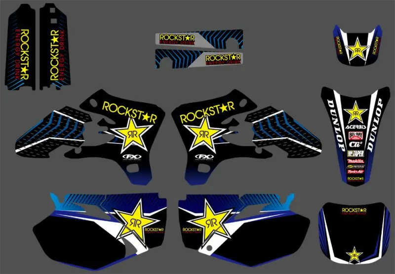 

GRAPHICS & BACKGROUNDS DECALS STICKERS Kits for Yamaha YZ250F YZ450F YZF250 YZF450 2003 2004 2005 YZ 250F 450F YZF 250 450