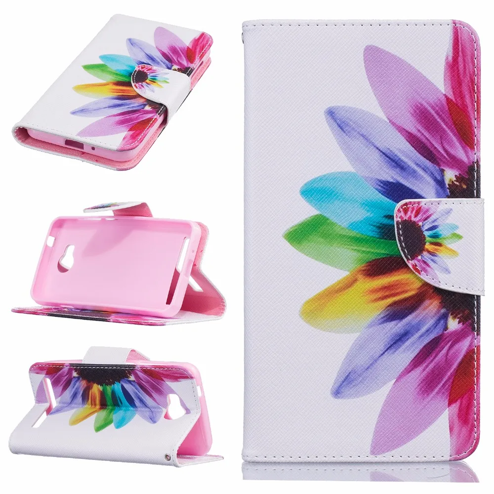 Роскошные Кожаные Case Для Samsung Galaxy A5 A500 Флип Бумажник Стенд крышка для На A5000 A500F| |