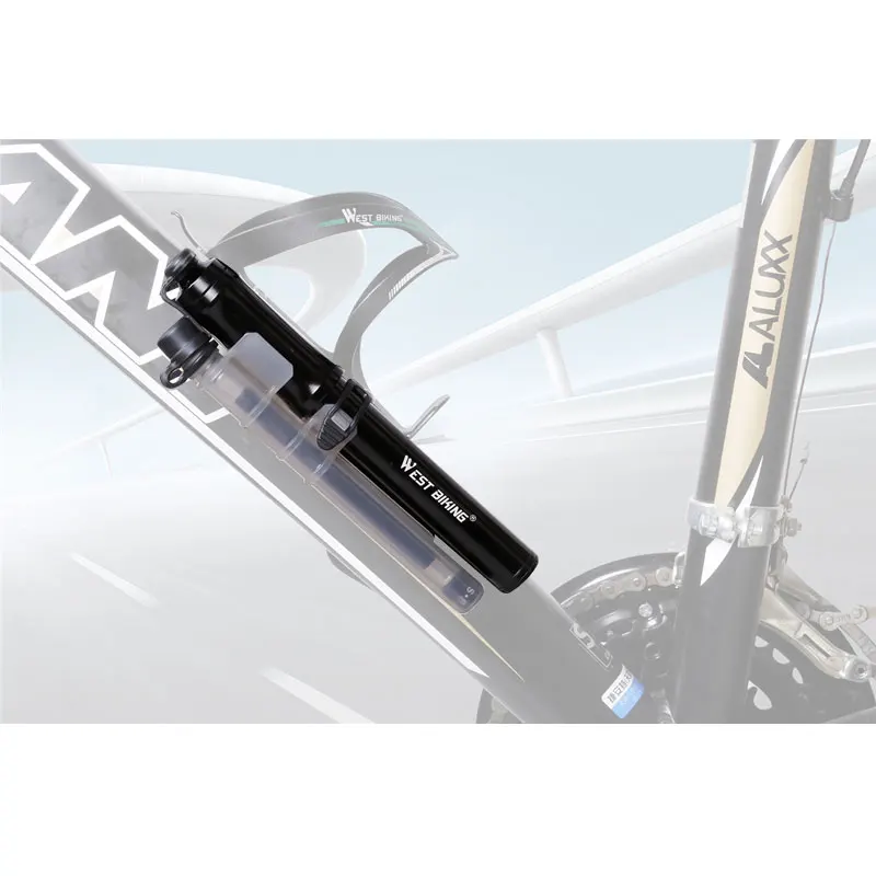 WEST BIKING мини-насос для велосипеда 260 фунтов/кв. дюйм, ручной насос высокого давления, воздушный насос для горного велосипеда, велосипедный Портативный Сверхлегкий велосипедный насос