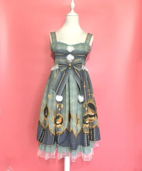 

Lolita Princess Slip Dress Cosplay Princess Costumes Halloween Stage New Fashion Gamer Fans Girl Gift Costume Drop Ship