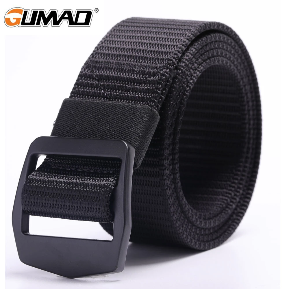 

Outdoor Nylon Tactical Belt Military Waist Support Strap Sports Hunting Training Hiking Combat Metal Buckle Army Waistban Men