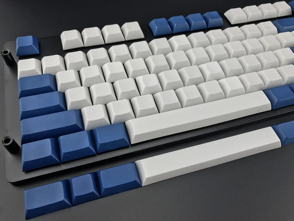 Dsa keycaps пустые печатные 117 клавиши толстые pbt для механической клавиатуры Dsa профили ANSI макет