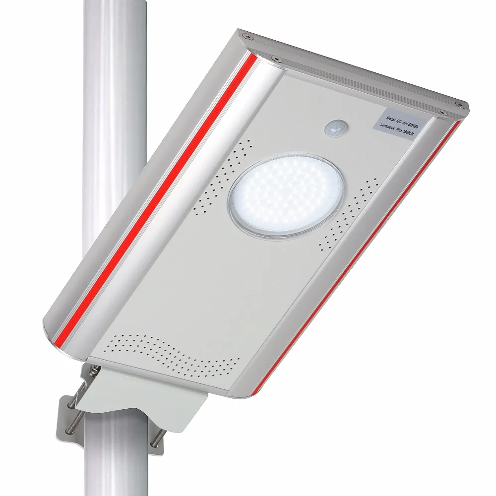 1,800LM LED Solar Street Light Outdoor Commercial IP65