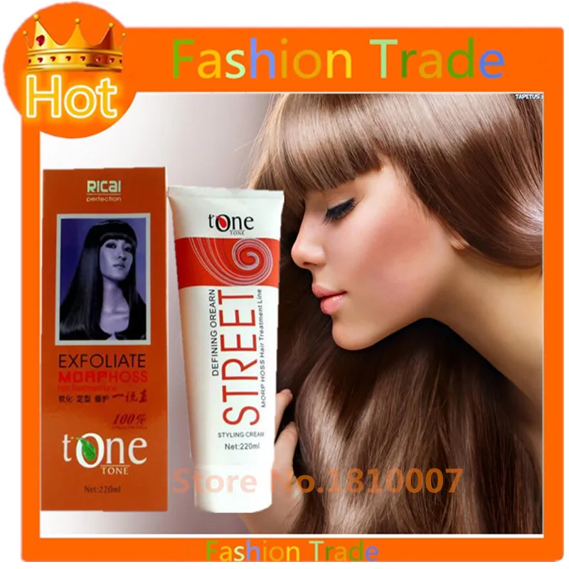 2pcs Japanese Hair Straightening Relaxer Cream Brazilian Keratin