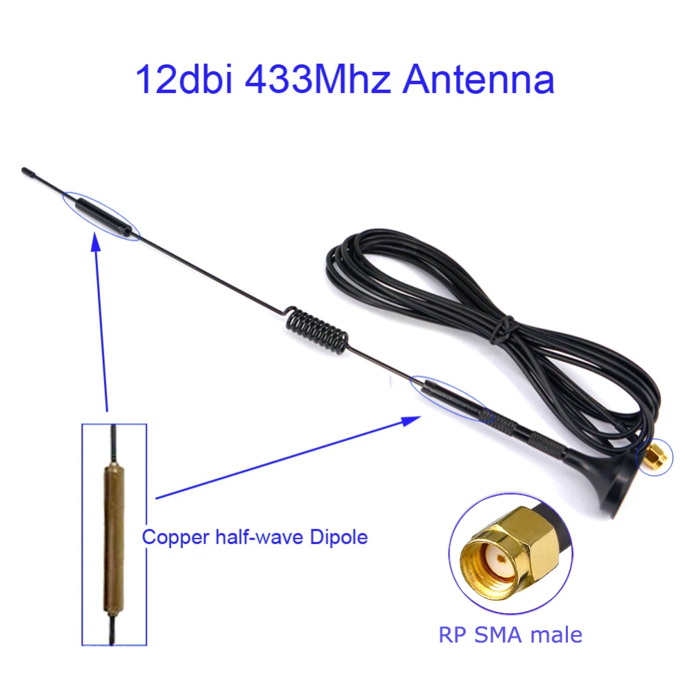 50 pcs 12dbi 433Mhz Antenna half-wave Dipole
