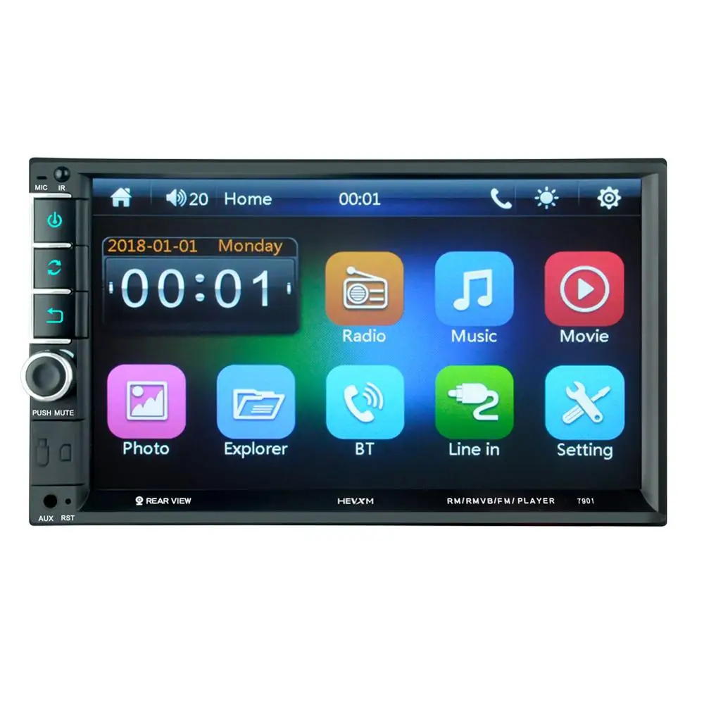 Автомагнитола 2 Din мультимедийный плеер на Android Авторадио с сенсорным экраном 7