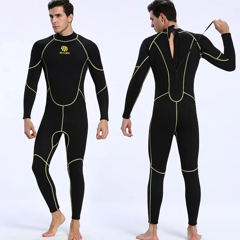

3MM Neoprene Wetsuit Man Close Body Diving Suit for Men Scuba Dive Surf Suit Snorkeling Spearfishing Autumn Winter Warm Wetsuit