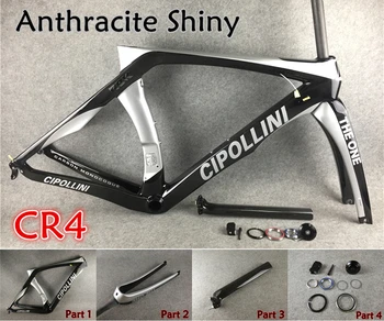 

T1000 3K/UD MCipollini RB1K THE ONE Anthracite Shiny carbon road Bicycle frame with Matte/Glossy for selection