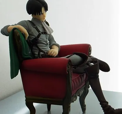 

Attack On Titan Levi Action Figure 1/8 scale painted figure Sitting Sofa Ver. Levi Akerman PVC figure Toy Anime