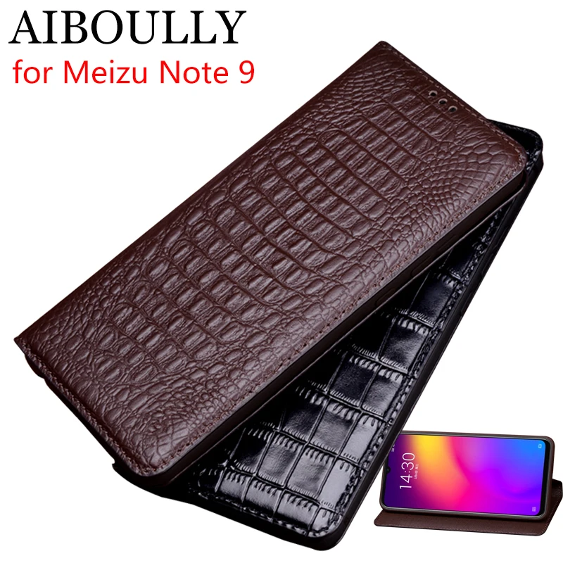 Мягкий силиконовый флип чехол aibloly для Meizu Note 9 из натуральной кожи 8 жесткие чехлы